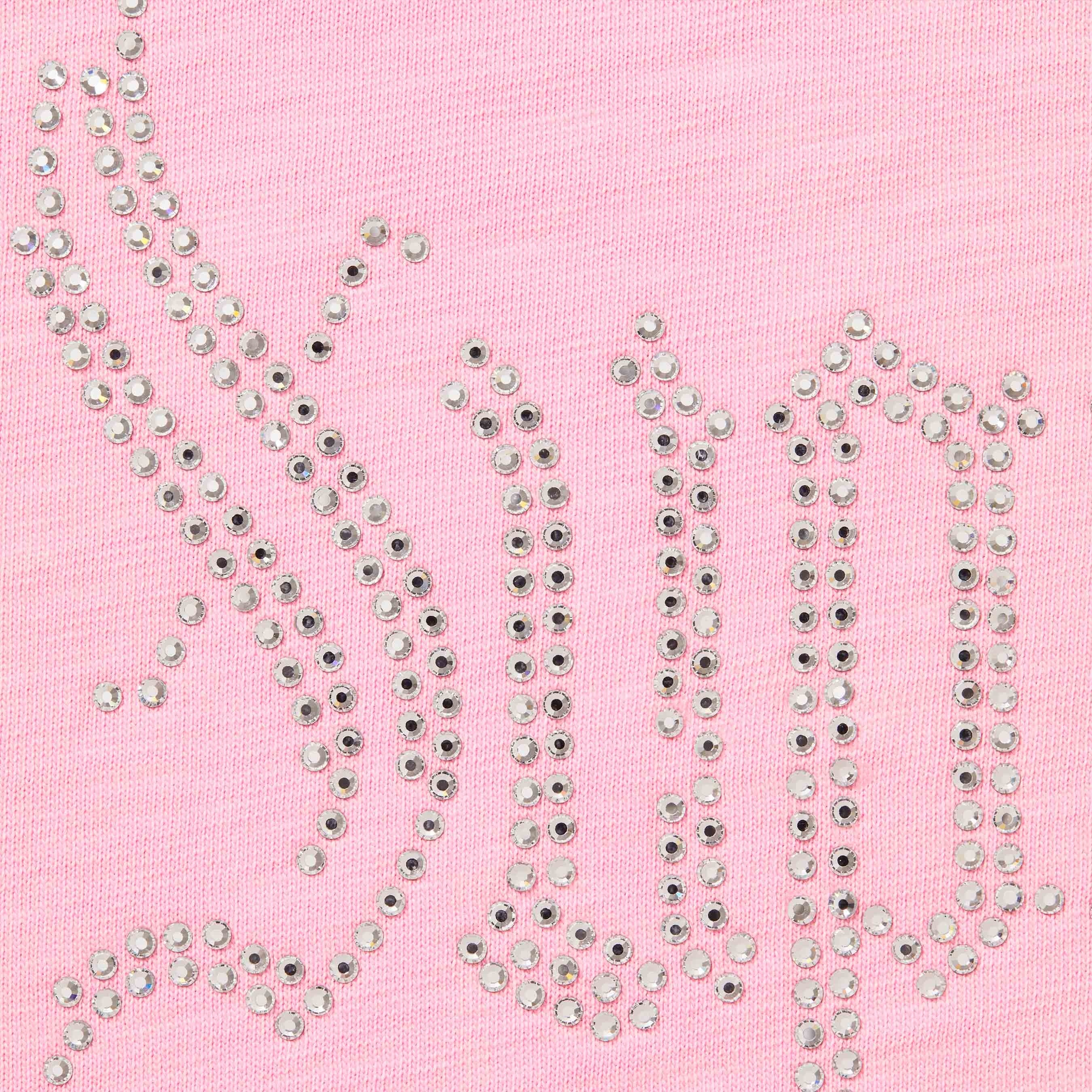 Rhinestone S/S Top view 2